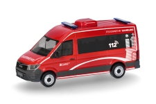 Herpa 099325 - H0 - MAN TGE Bus Feuerwehr Hamburg